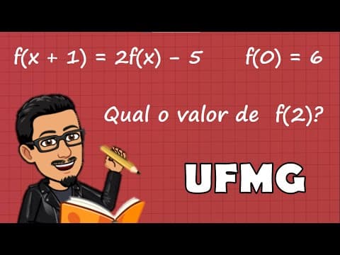 Thumbnail da aula: Um probleminha de função na UFMG