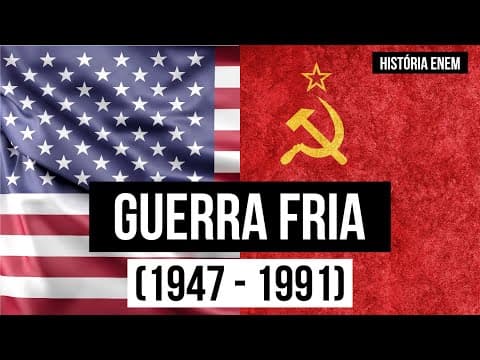 Thumbnail da aula: GUERRA FRIA ENTRE OS EUA E A URSS: conflitos e características | RESUMO DE HISTÓRIA ENEM. Prof Dudu