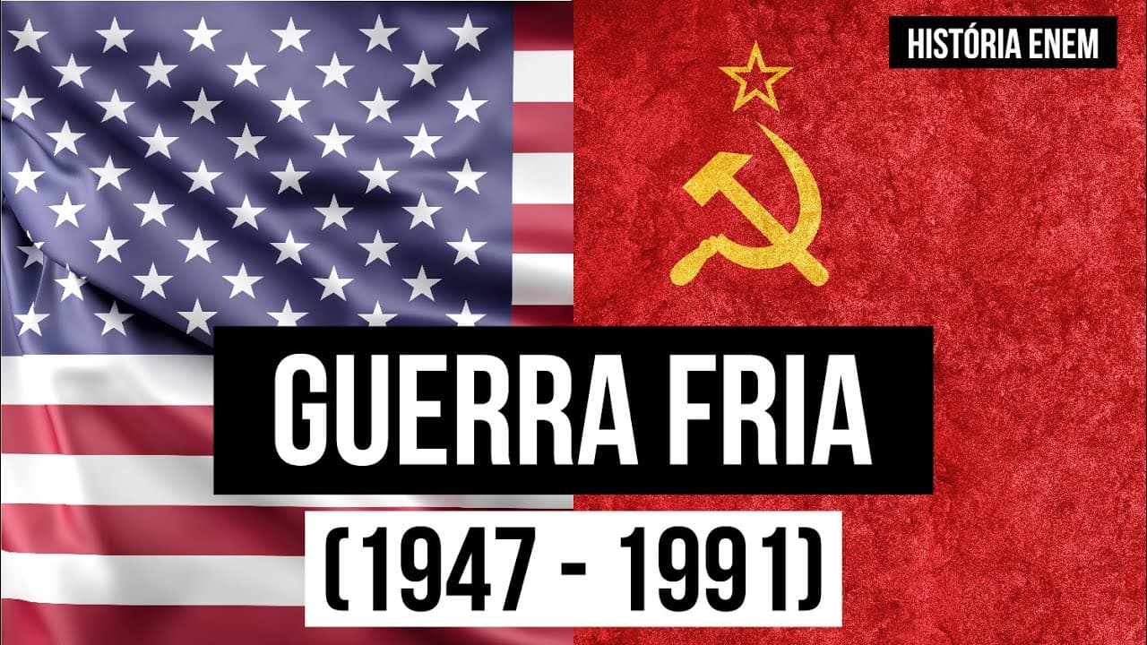 Thumbnail: GUERRA FRIA ENTRE OS EUA E A URSS: conflitos e características | RESUMO DE HISTÓRIA ENEM. Prof Dudu