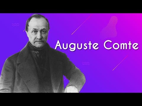 Thumbnail da aula: Auguste Comte - Brasil Escola