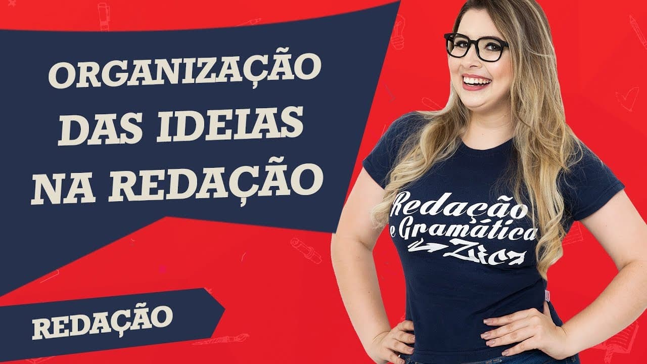 Thumbnail: COMO ORGANIZAR AS IDEIAS NA REDAÇÃO? com Profa. Pamba