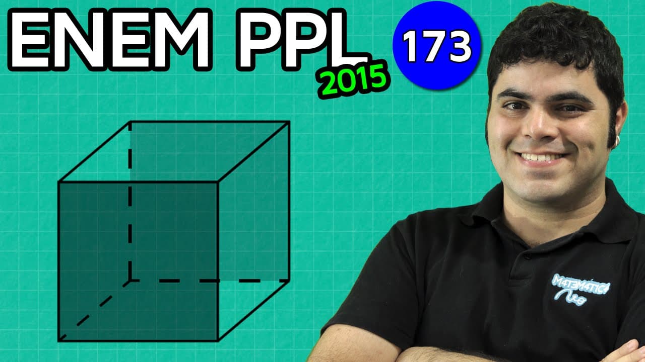 Thumbnail: ENEM PPL 2015 Matemática #38 - Planificação do Cubo