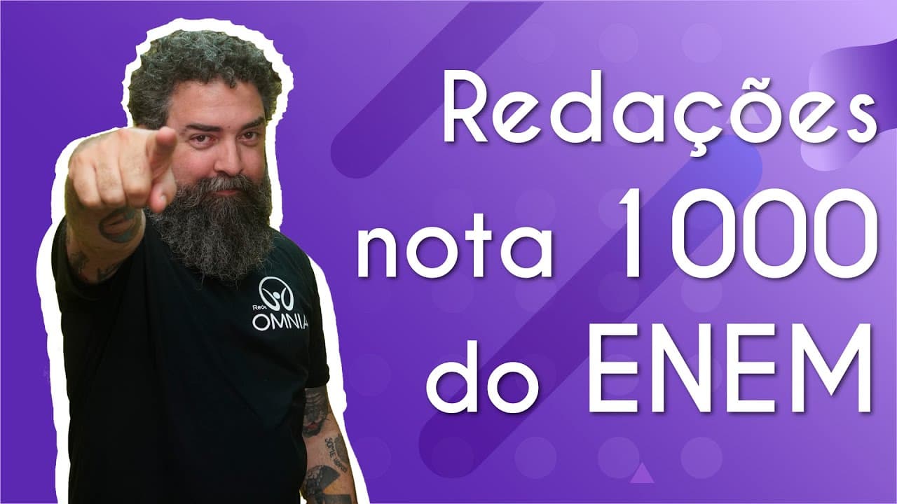 Thumbnail: Análise de redações nota 1000 do Enem 2021 - Brasil Escola