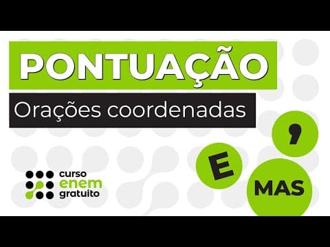 Thumbnail da aula: PONTUAÇÃO: Orações coordenadas | Português | Mercedes Prado Bonorino