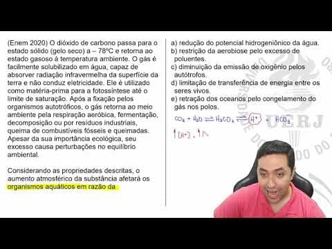 Thumbnail da aula: 🔥 O dióxido de carbono passa para o estado sólido (gelo seco)