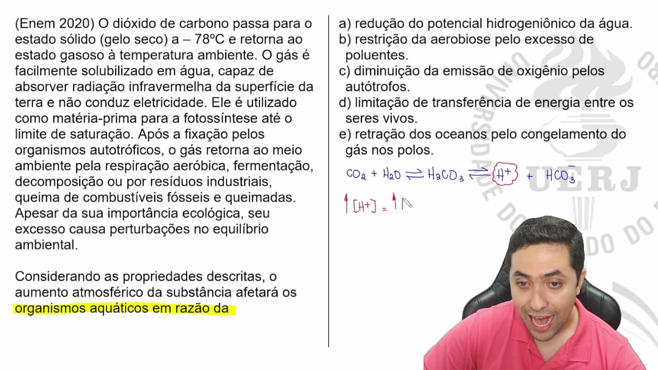 Thumbnail: 🔥 O dióxido de carbono passa para o estado sólido (gelo seco)