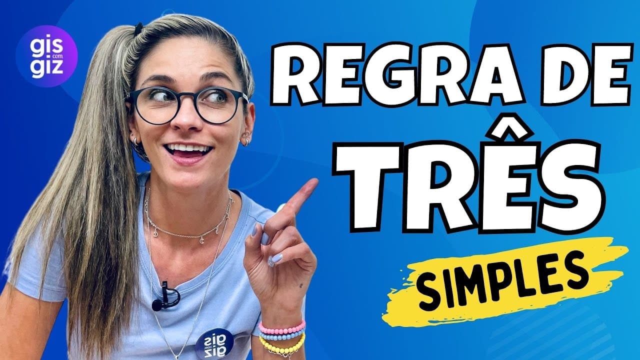 Thumbnail: REGRA DE TRÊS SIMPLES  \Prof. Gis/ Matemática