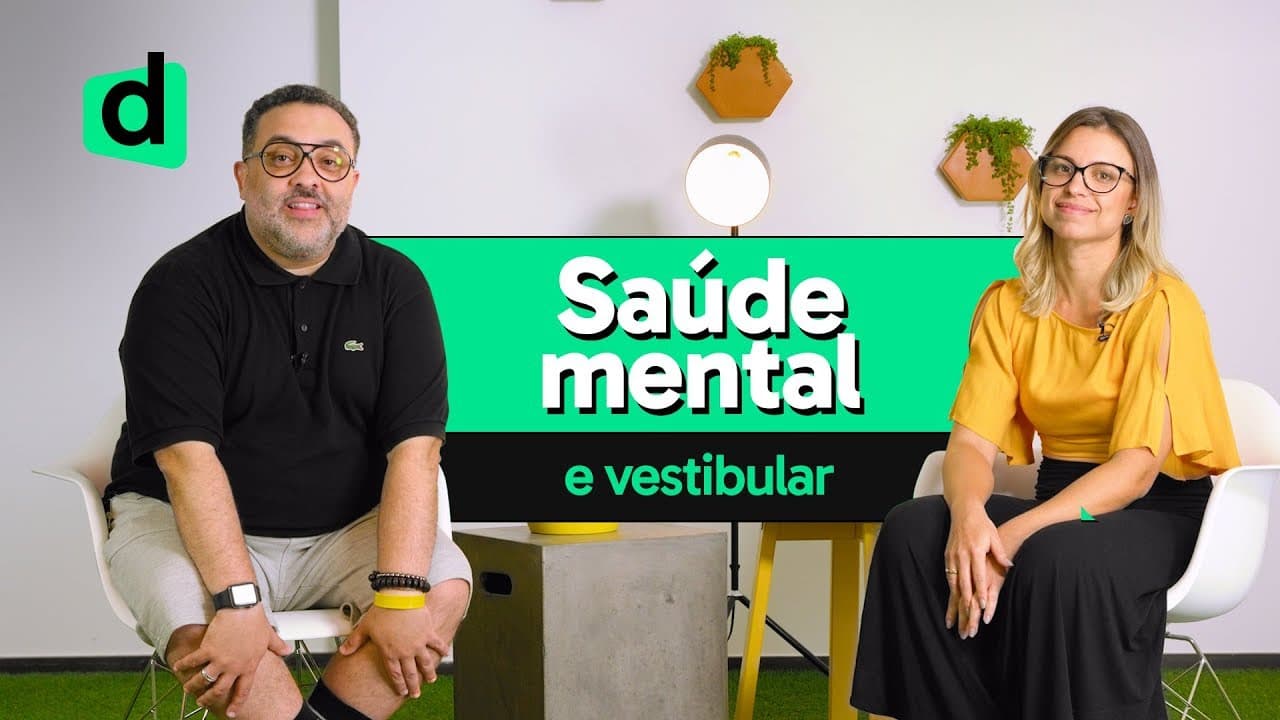 Thumbnail: PRESSÃO, SAÚDE MENTAL E VESTIBULAR: COMO CONCILIAR? | PLANTÃO DESCOMPLICA