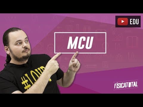 Thumbnail da aula: Movimento Circular e Uniforme | MCU | Física em Questões 028