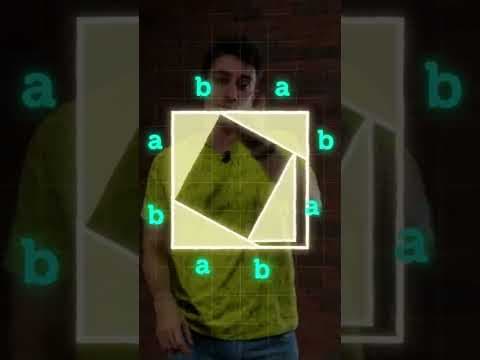 Thumbnail da aula: De onde vem o Teorema de Pitágoras? | Matemática #shorts