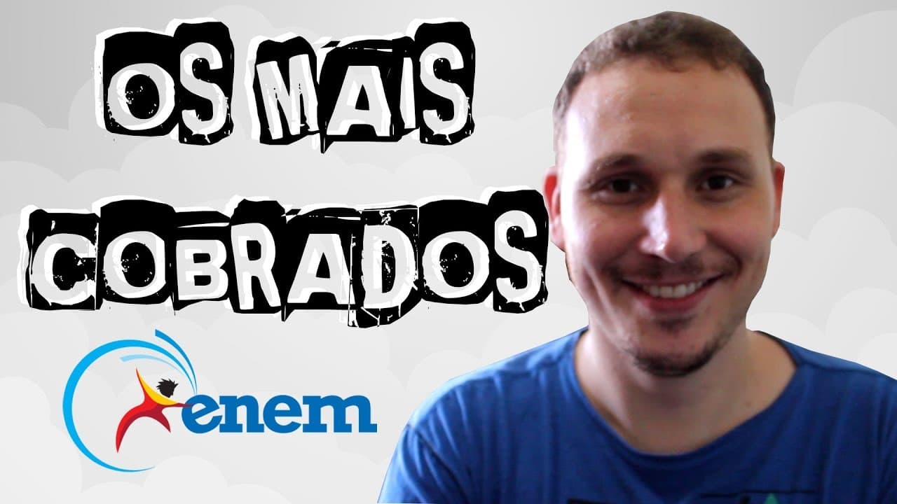 Thumbnail: O QUE MAIS CAI EM HISTÓRIA NO ENEM.