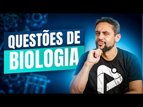 Thumbnail da aula: Resolvi questões de Biologia do Enem (fácil, média e difícil) | Proenem