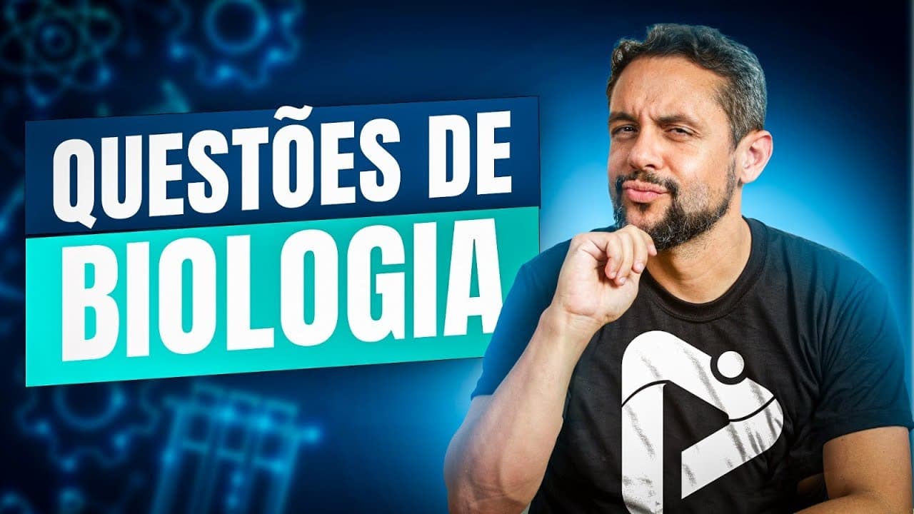 Thumbnail: Resolvi questões de Biologia do Enem (fácil, média e difícil) | Proenem
