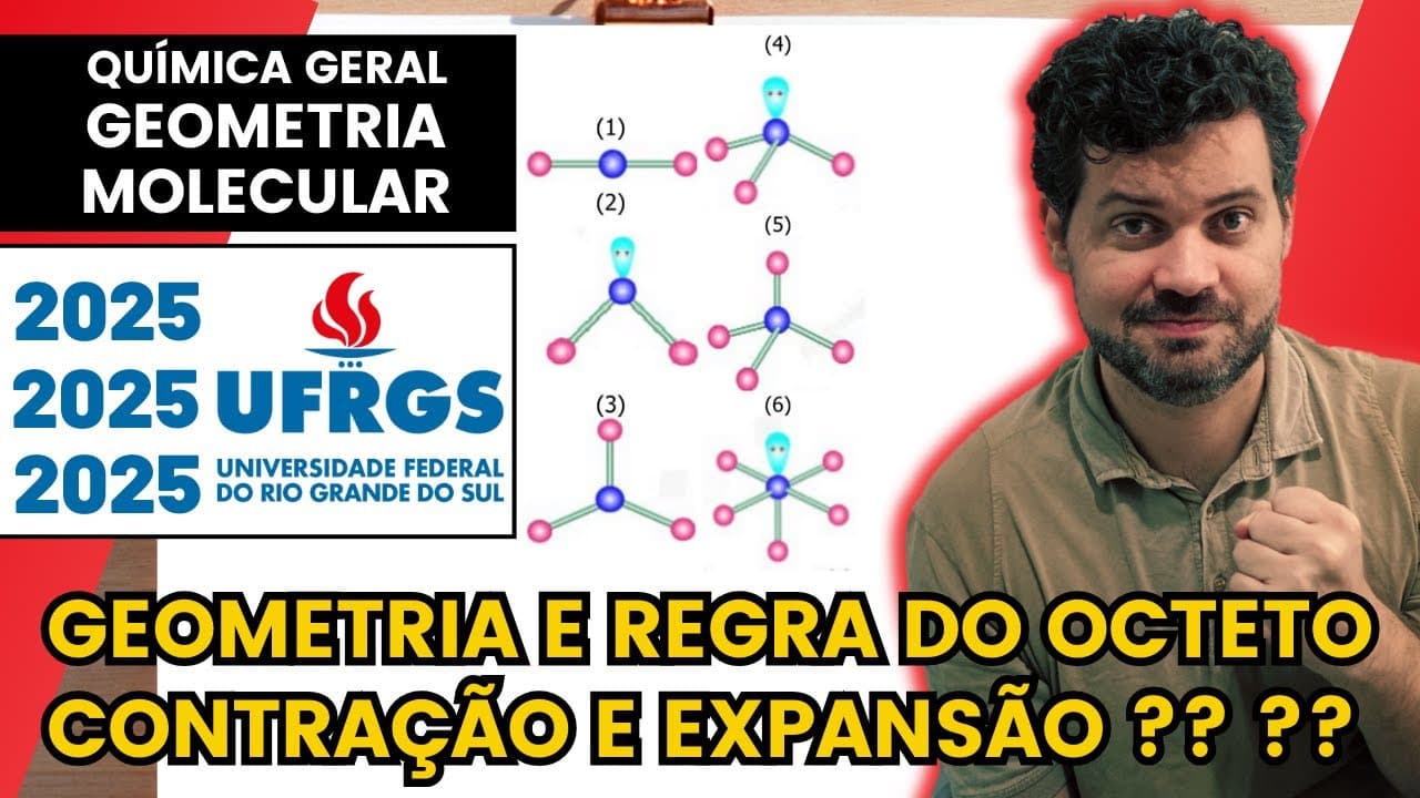 Thumbnail: ✏️ UFRGS 2025 | Na coluna da esquerda, abaixo, estão listados compostos moleculares; na da direita,
