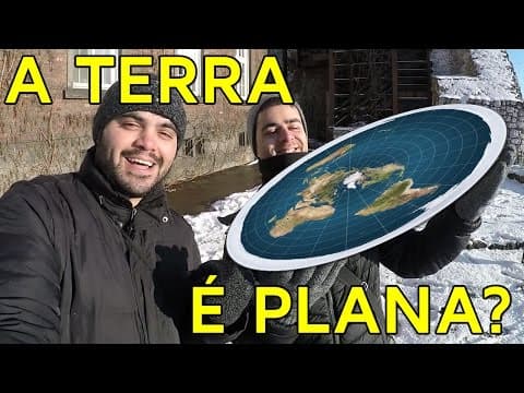 Thumbnail da aula: A TERRA É PLANA? | Matemática Rio feat. Canal do Mundo