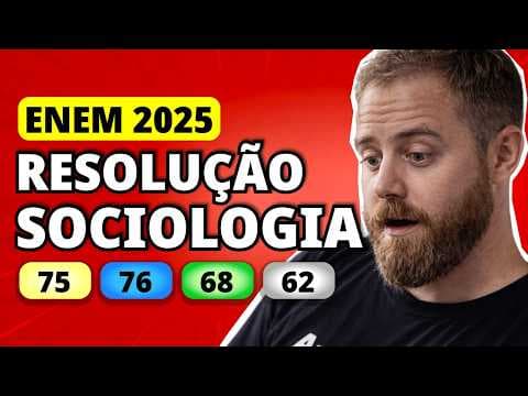 Thumbnail da aula: ENEM 2025 SOCIOLOGIA – Questão 75 | Os direitos do homem constituem uma classe variável, como a