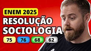 ENEM 2025 SOCIOLOGIA – Questão 75 | Os direitos do homem constituem uma classe variável, como a