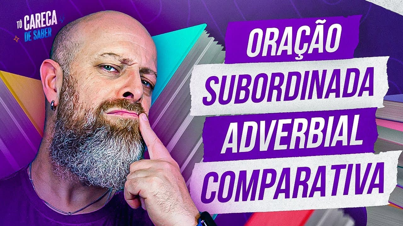 Thumbnail: Oração Subordinada Adverbial Comparativa [Prof. Noslen]  #professornoslen
