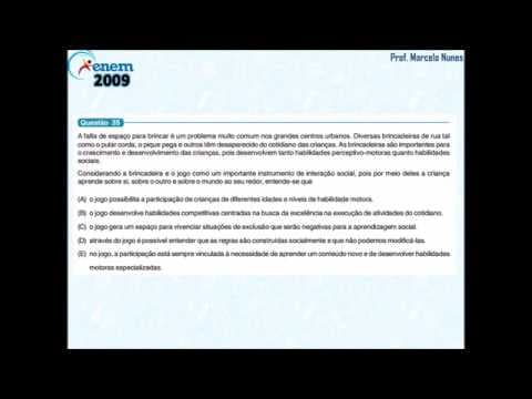 Thumbnail da aula: Enem 2009 (vazada): compreensão de textos.