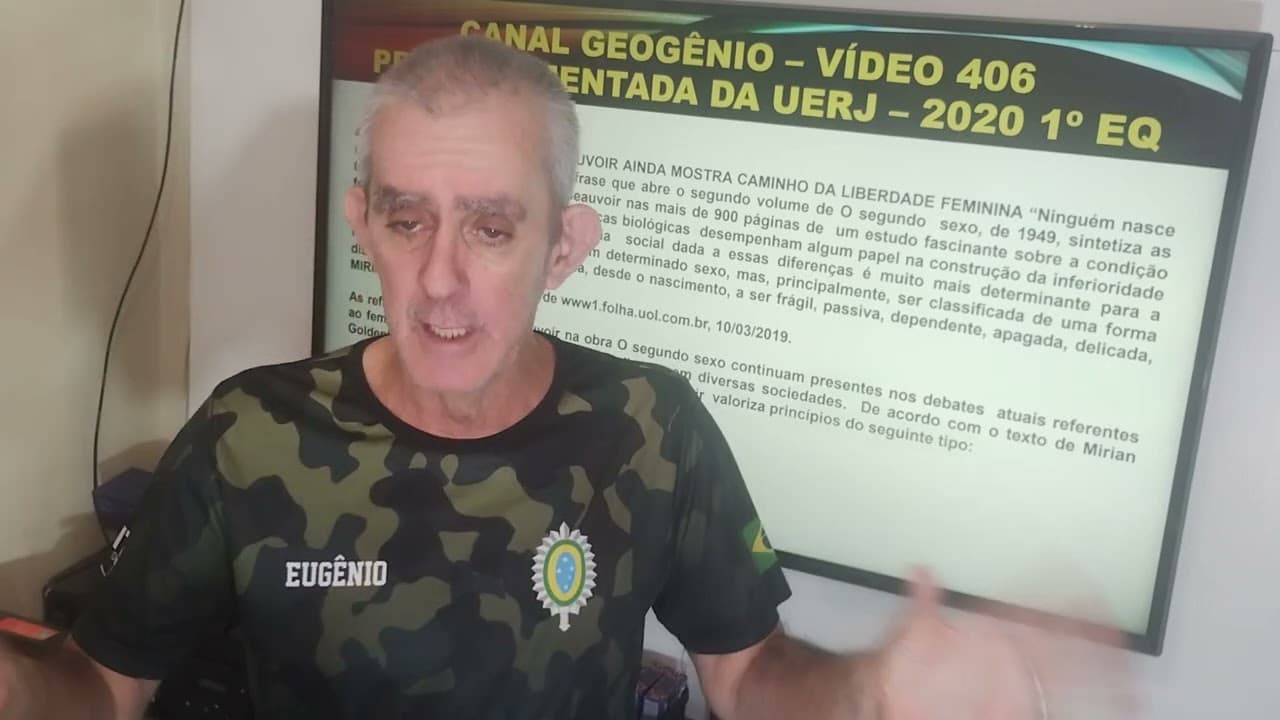 Thumbnail: PROVA COMENTADA DE GEOGRAFIA DA UERJ 1 EQ 2020