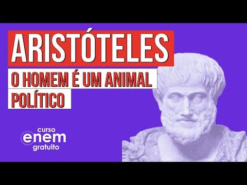 Thumbnail da aula: ARISTÓTELES:  o homem é um animal político | Filosofia para o Enem | Ernani Júnior da Silva