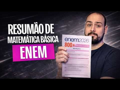 Thumbnail da aula: Resumão: Matemática básica para o Enem
