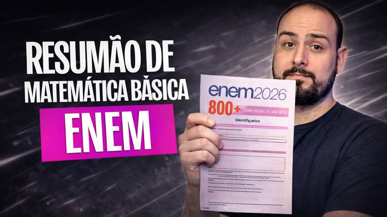 Thumbnail: Resumão: Matemática básica para o Enem