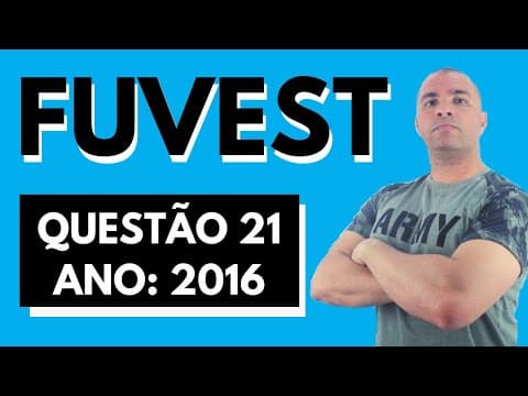 Thumbnail da aula: [FUVEST 2016/Q21] Fenol e metanal (aldeído fórmico), em presença de um catalisador, reagem formando