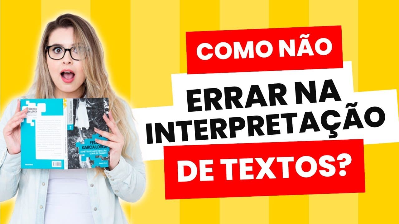 Thumbnail: COMO SE SAIR BEM EM INTERPRETAÇÃO DE TEXTO? (Exercícios Resolvidos) - Professora Pamba