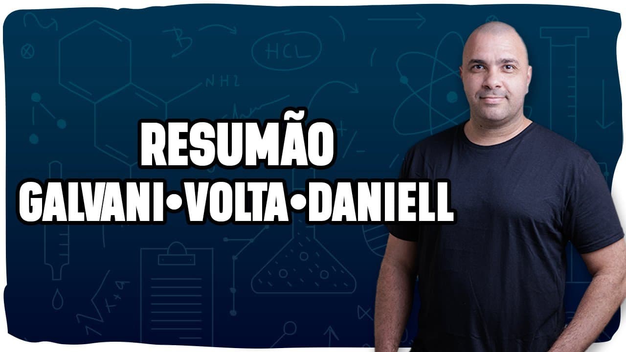 Thumbnail: LUIGI GALVANI, ALESSANDRO VOLTA E A PILHA DE DANIEL: História das Pilhas com Lógica e Didática!