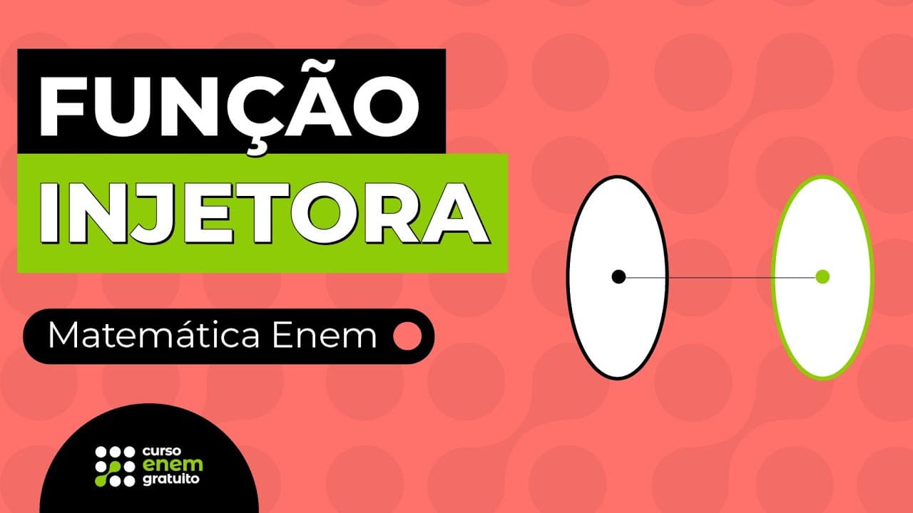 Thumbnail: FUNÇÃO INJETORA | Matemática para o Enem | Lucas Borguezan