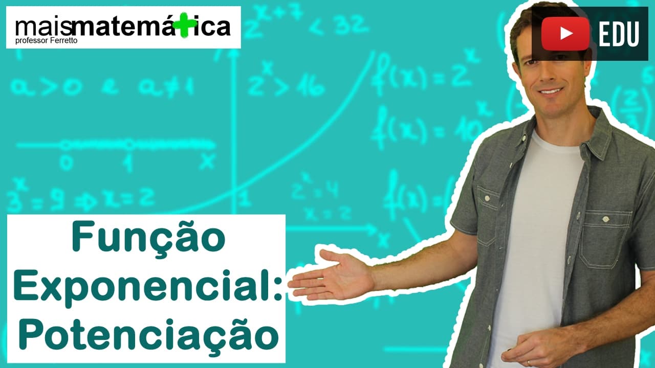 Thumbnail: Função Exponencial: Revisão de Potenciação (Aula 1 de 7)
