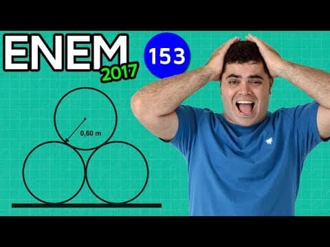 Thumbnail da aula: 🔥 ENEM 2017 Matemática #18 👉 Geometria Plana, Altura do Triângulo Equilátero e Viaduto
