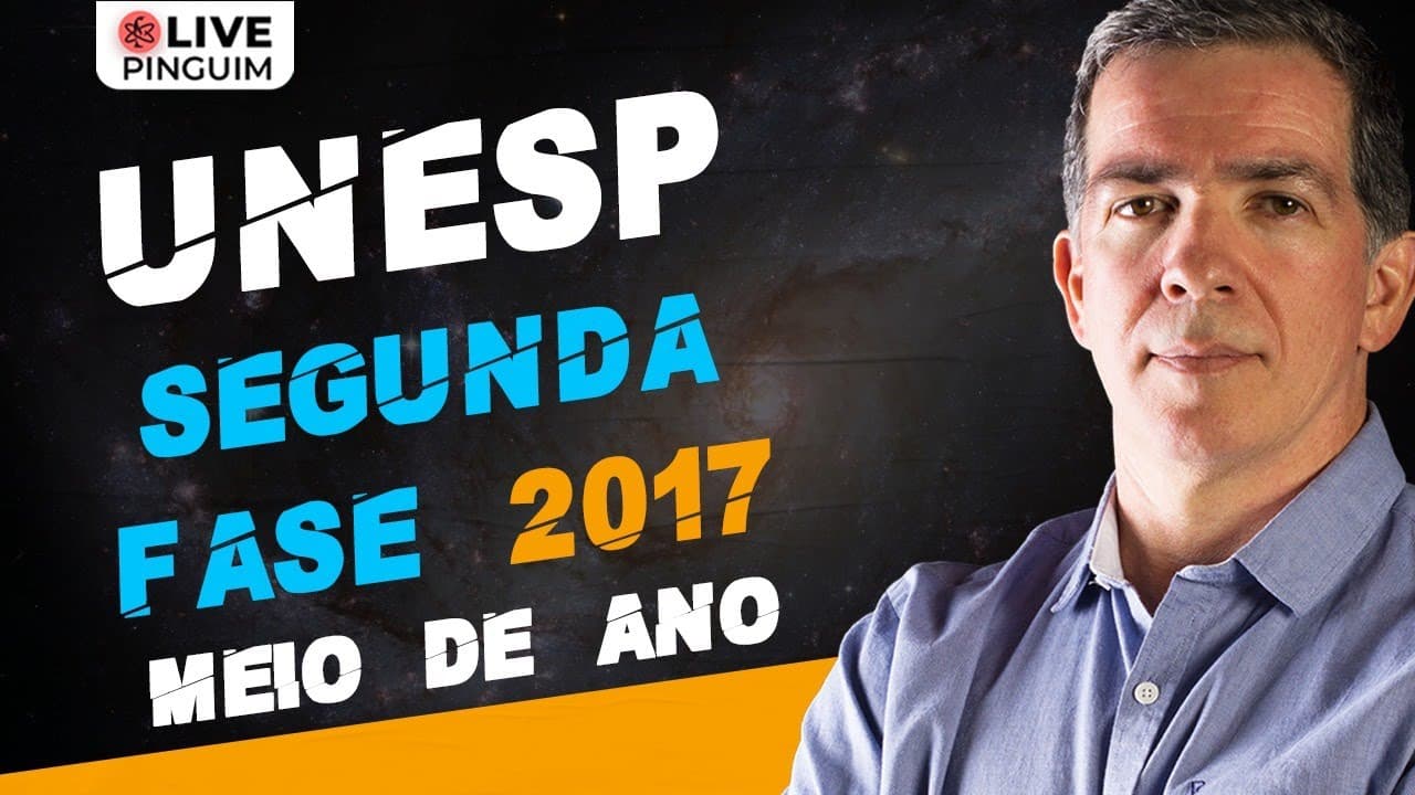 Thumbnail: RESOLUÇÃO UNESP 2017 MEIO DE ANO | FÍSICA | Professor Pinguim