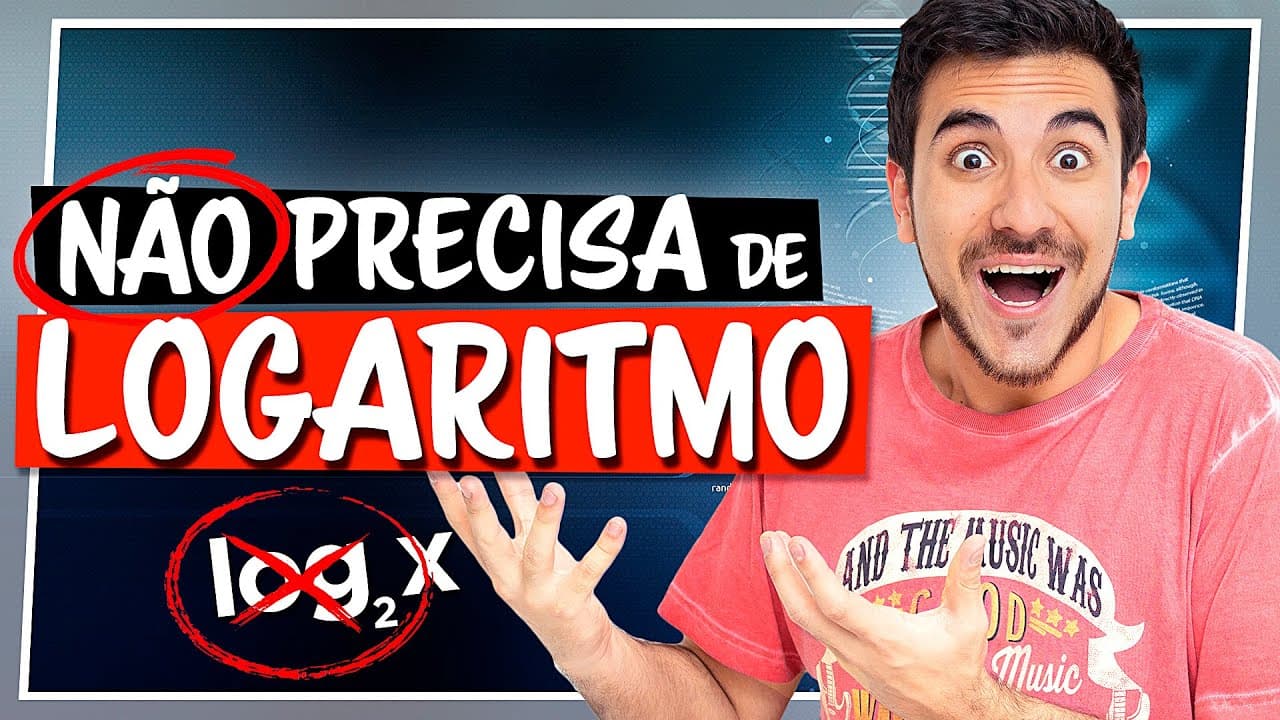 Thumbnail: MACETE: Questões de LOGARITMO sem usar LOG | Matemática Básica