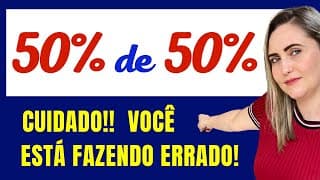 🤯🤯PORCENTAGEM DE PORCENTAGEM !!! Matemática básica todo dia.📚🚀