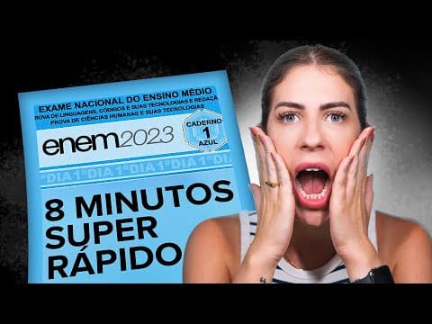 Thumbnail da aula: APRENDA COMO FAZER UMA REDAÇÃO EM 8 MINUTOS