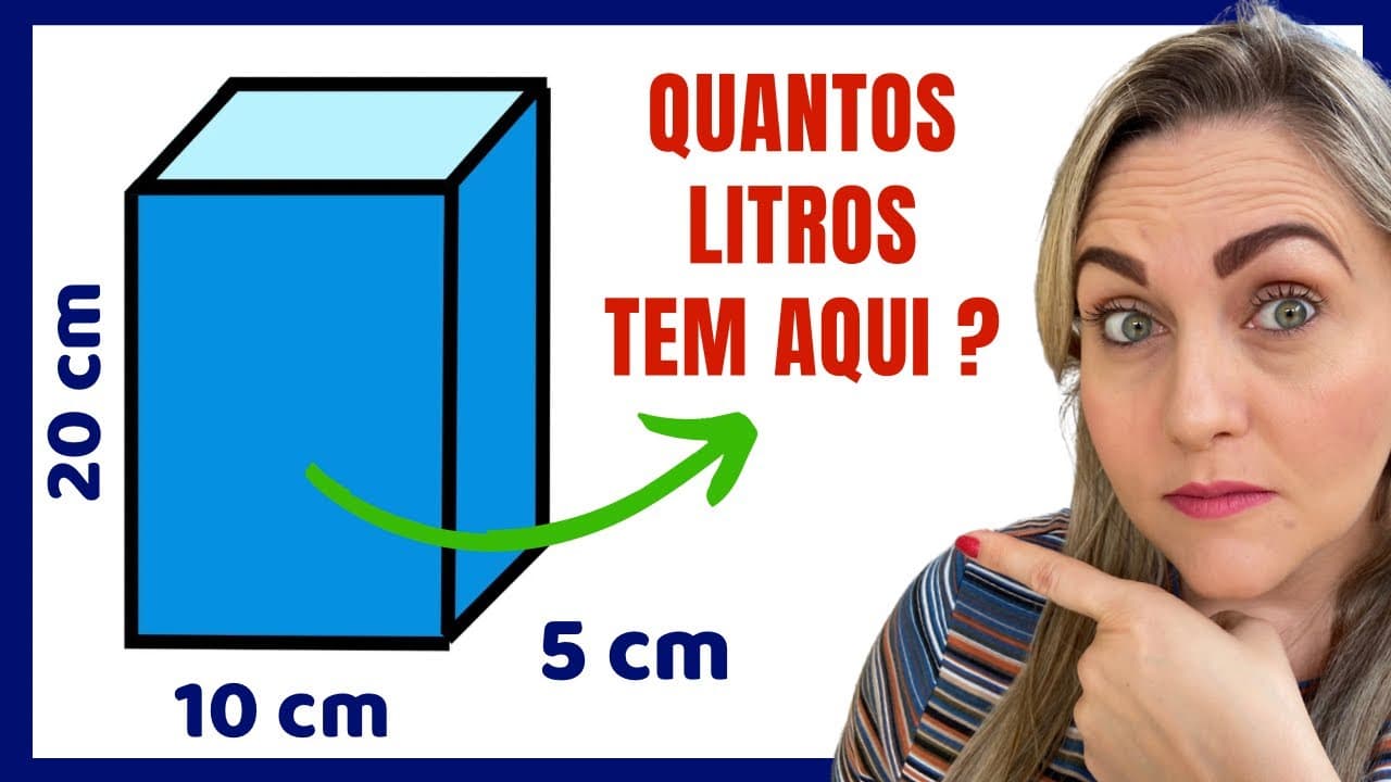 Thumbnail: 🤯😱VOLUME E CAPACIDADE !!! Matemática básica todo dia.📚🚀