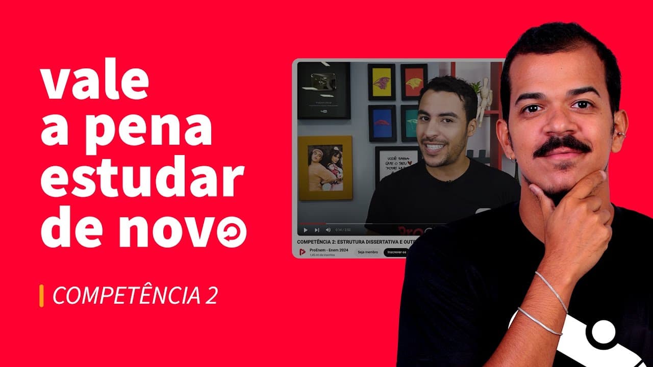 Thumbnail: Competência 2: Tema, tipo de texto, repertório sociocultural | ProEnem