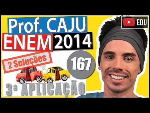 Thumbnail da aula: [ENEM 2014 3Ap] 167 📓 GEOMETRIA ANALÍTICA O número de pessoas que morrem nas ruas e estradas