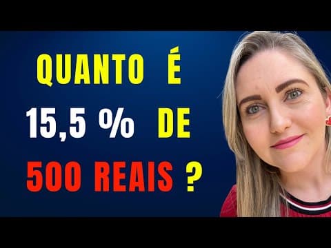Thumbnail da aula: 🤯😱 PORCENTAGEM COM VÍRGULA!! Matemática básica todo dia.📚🚀
