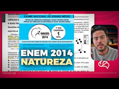 Thumbnail da aula: ENEM 2014 NATUREZA: Todas as Questões Resolvidas + Dicas de Revisão