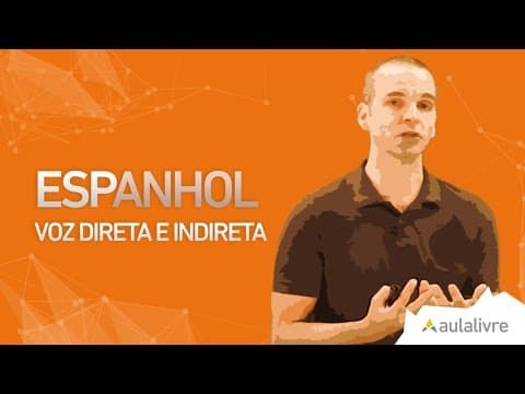 Thumbnail da aula: Espanhol - Vocabulário- Voz Direta e Indireta