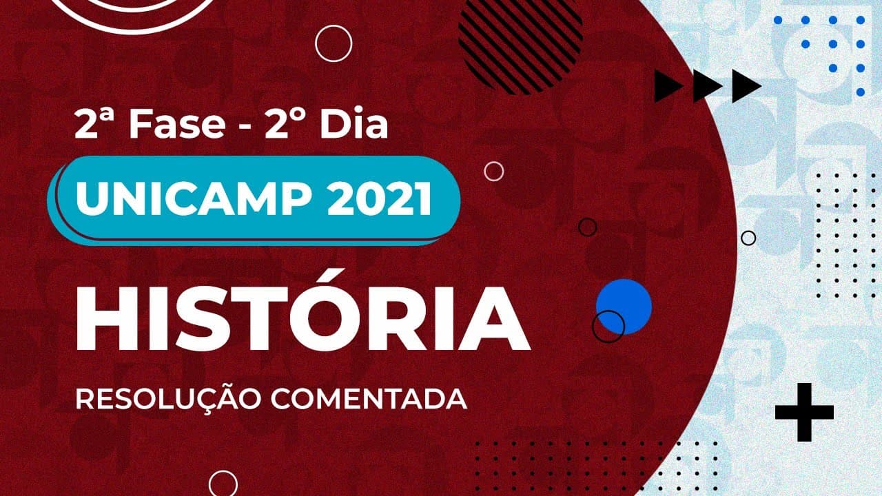 Thumbnail: Resolução Comentada - UNICAMP 2021 - 2ª fase - 2º dia - História