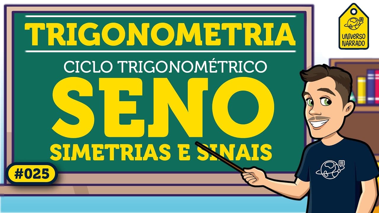 Thumbnail: Seno  Simetrias e Sinais no Ciclo Trigonométrico | Trigonometria