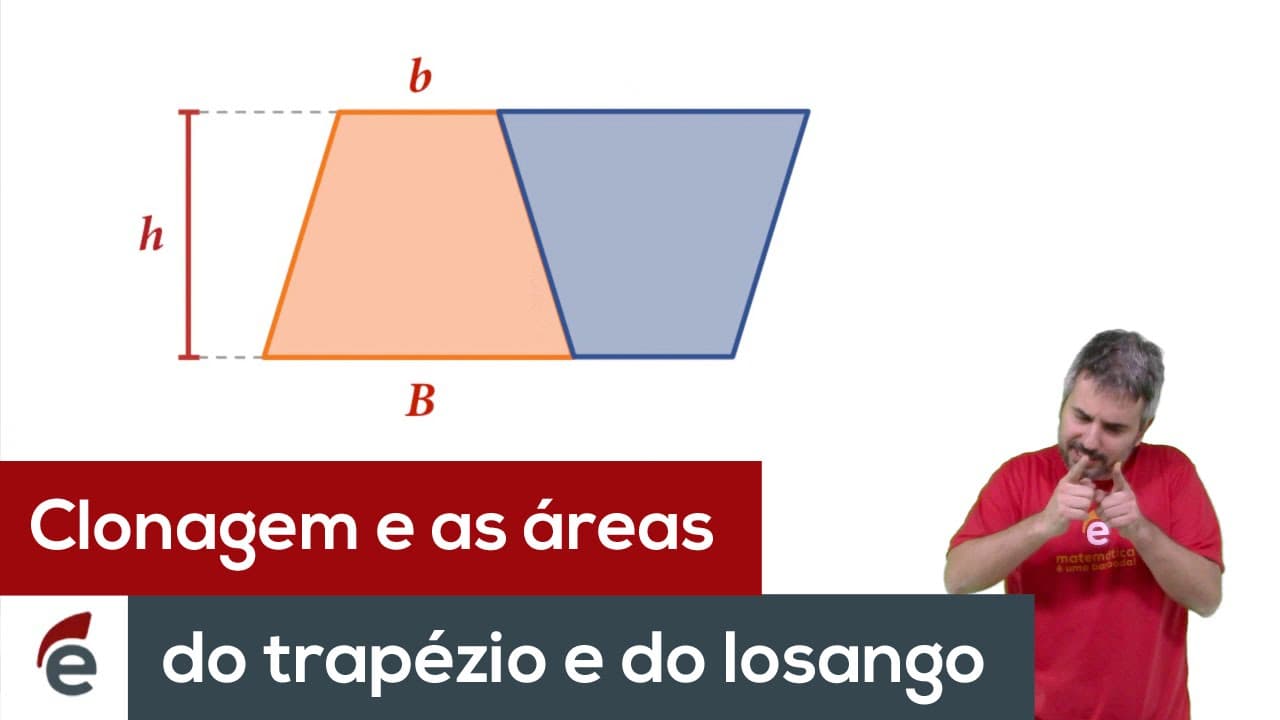 Thumbnail: Clonagem na Matemática: áreas do trapézio e do losango