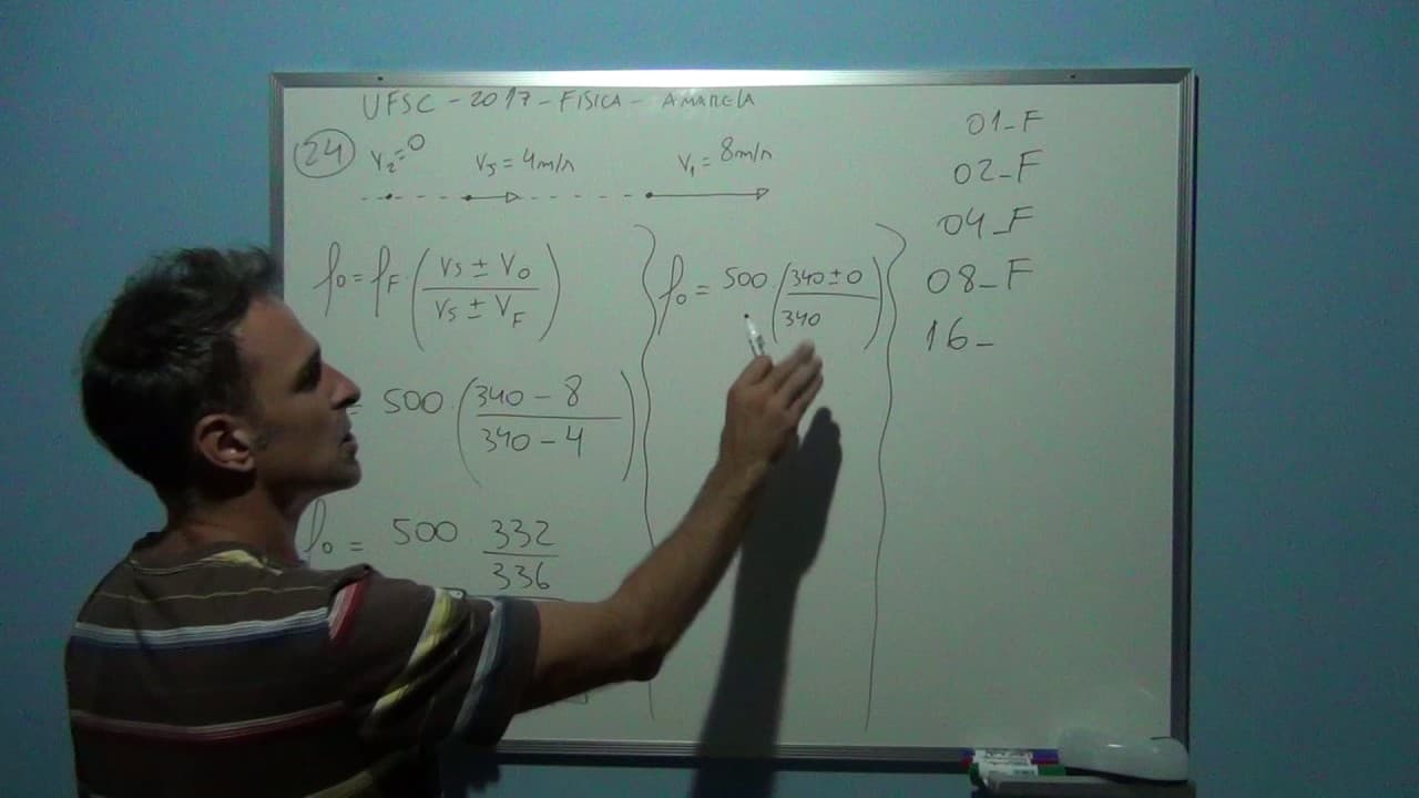 Thumbnail: UFSC 2017 Física Questão 24