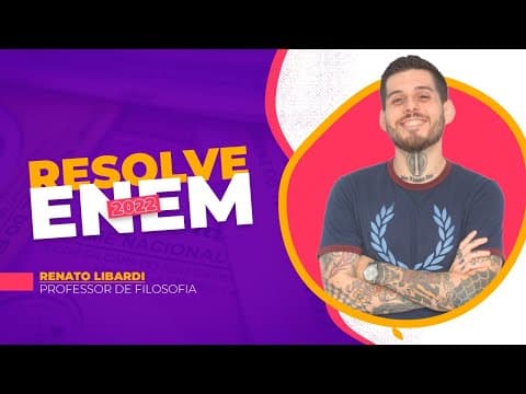 Thumbnail da aula: Resolve Enem: Professor responde questão de filosofia