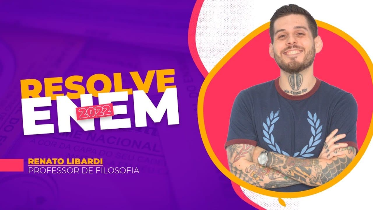 Thumbnail: Resolve Enem: Professor responde questão de filosofia