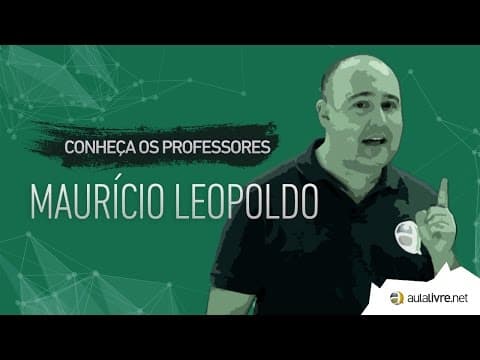 Thumbnail da aula: Conheça os Professores #05 - Maurício Leopoldo - Português - Crase